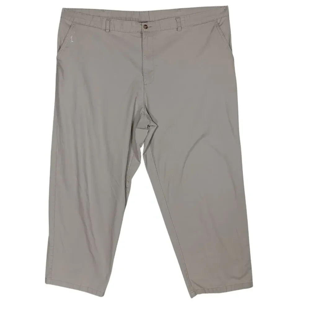 Bundle of 2 George Chino Pants Size 48 x 32 Beige Used For Work and Have Stains